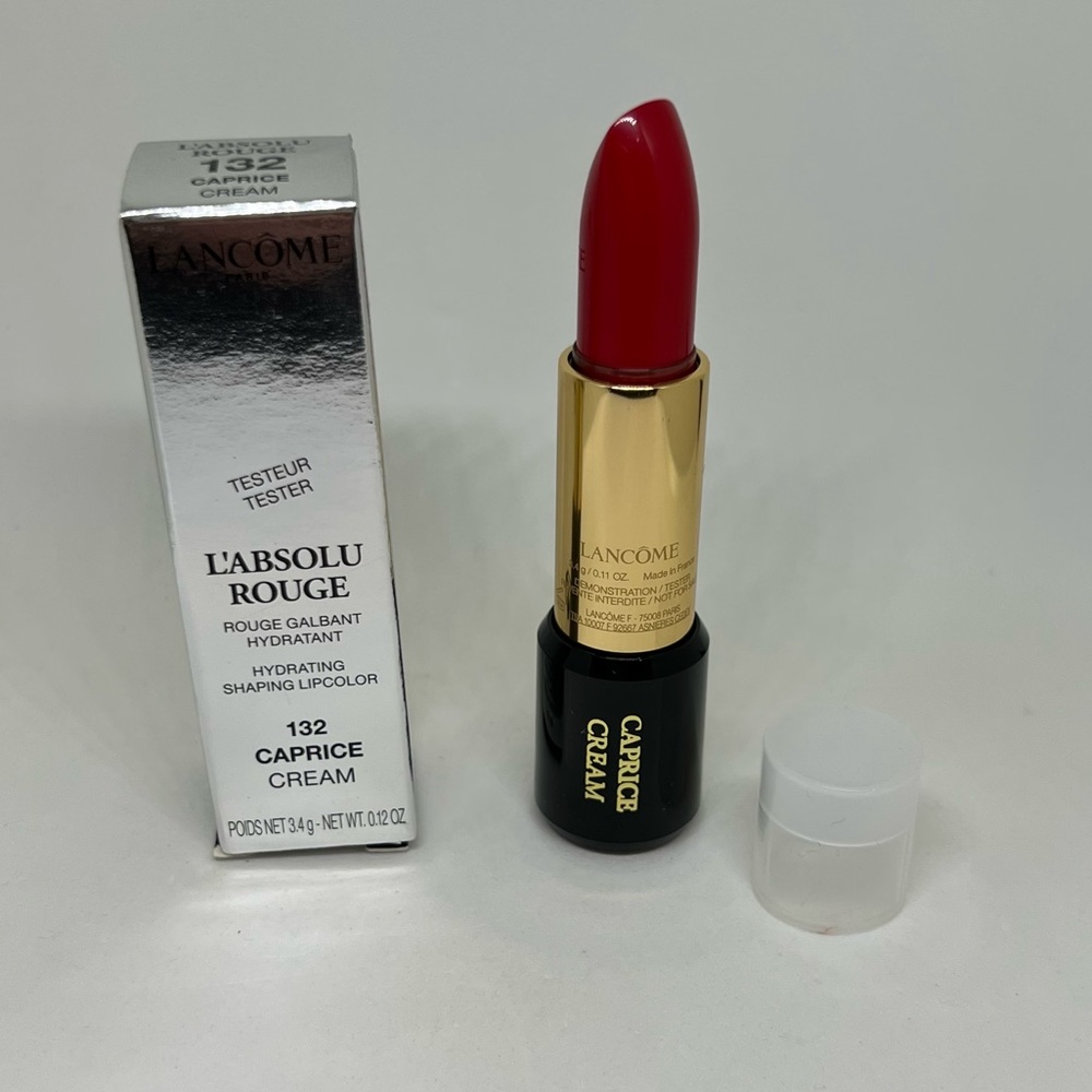 New LANCOME L'Absolu Rouge Lipstick - #132 CAPRICE Cream - Hydrating Lip Color